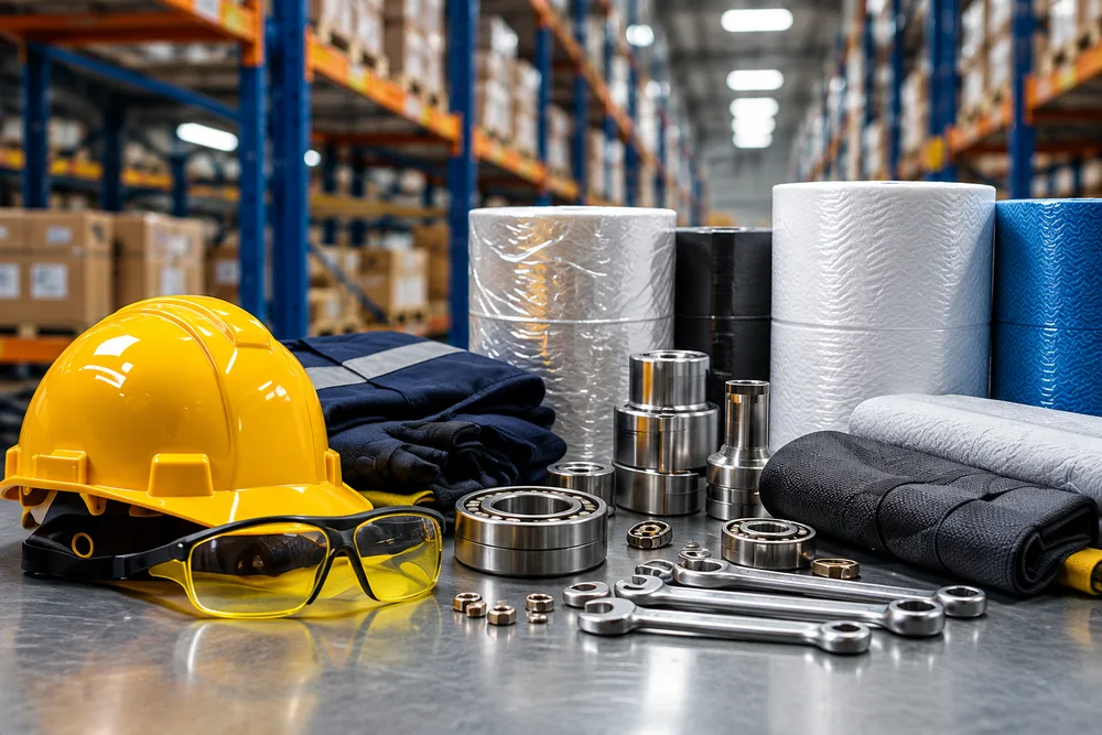 Equipo de protección personal, herramientas, refacciones y textiles industriales